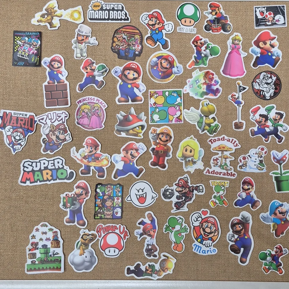 Mario Birthday Party Supplies, 98PCS Birthday Gifts Set for Mario Theme Party